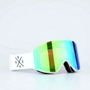 Brand New with Hardcase DOPE Snow ski snowboard Goggles Blue Green Tint